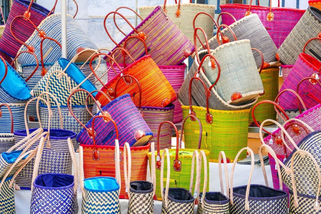 bag, wicker, crafts, basket, baskets, braided, woven