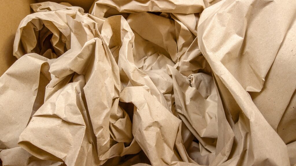 paper, crumpled, recycle, brown paper, texture, recycling, material, rough, pattern, ecology, waste, minimalist, closeup