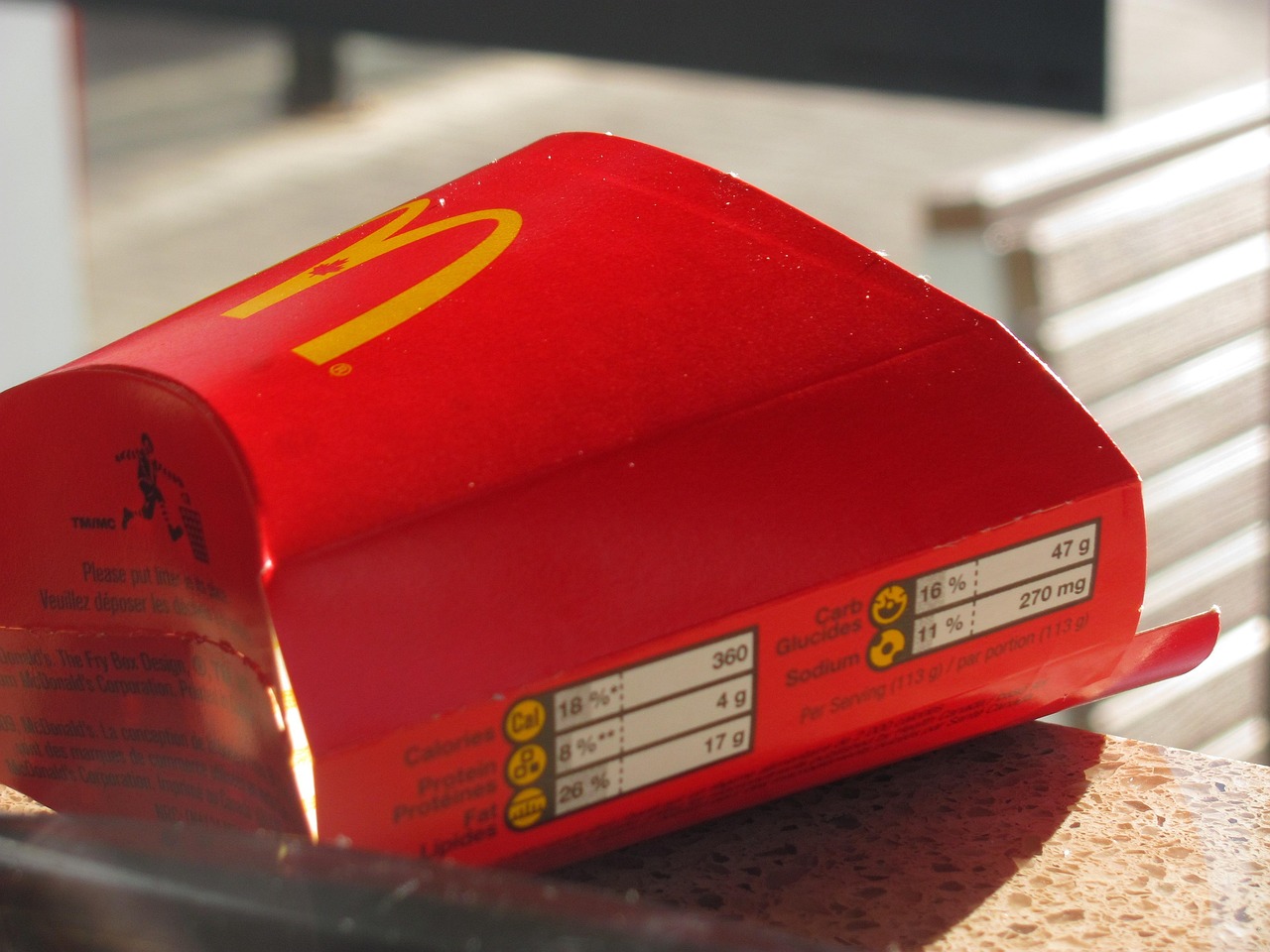 mcdonald's, fries, food, eating, junk, waste, empty, garbage, red, mcdonald's, mcdonald's, mcdonald's, mcdonald's, mcdonald's