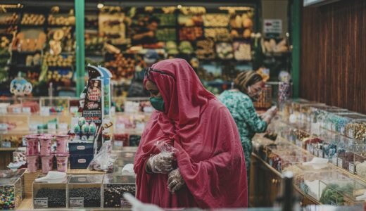 woman, face mask, market, hijab, people, store, grocery, shopping, farmers market, buying, customers, market, market, market, market, hijab, hijab, hijab, hijab, store, store, grocery, grocery, grocery, grocery, shopping, shopping, shopping, shopping, shopping, farmers market, buying, customers