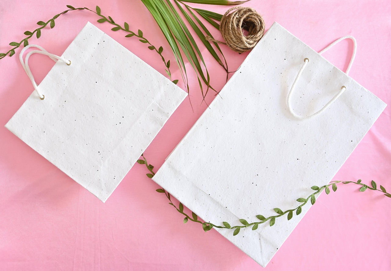 seed paper bags, container, packaging, plantable seed paper bags, shopping paper bags, bag, paperbag, bag, bag, bag, bag, bag, paperbag, paperbag