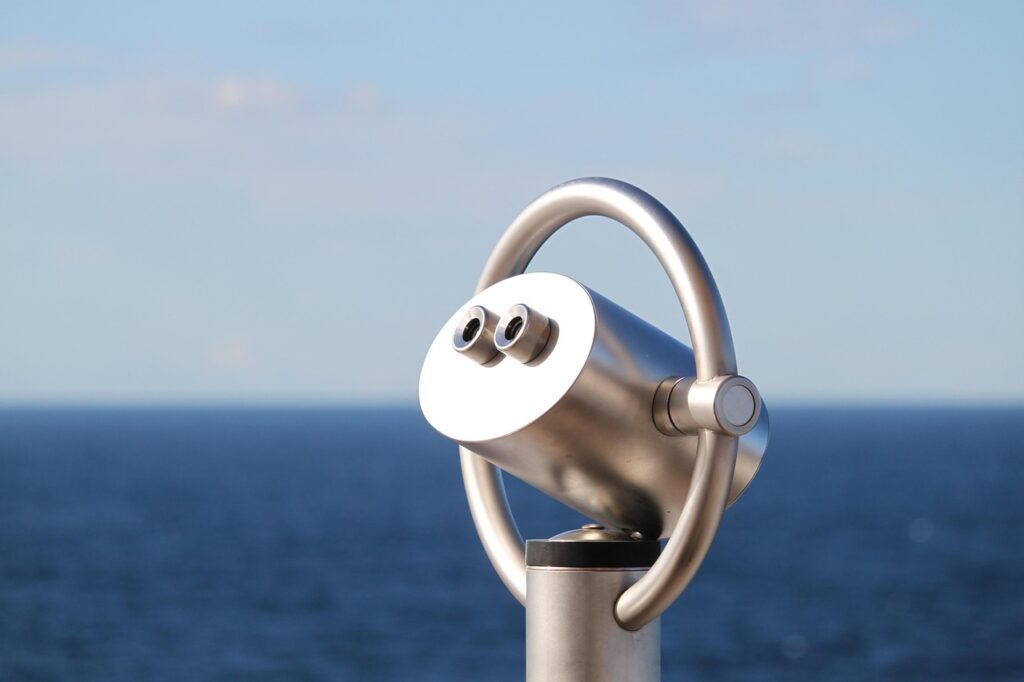 periscope, telescope, binoculars, seafaring, ship, shipping, sea, cruise, nature, cruise ship, on lake, outlook, metal, stainless steel, close up, view, travel, blue, heaven, water, vacations, vacation, holiday cruise, ocean, to travel, detail shot, still life, quiet, ship accessories