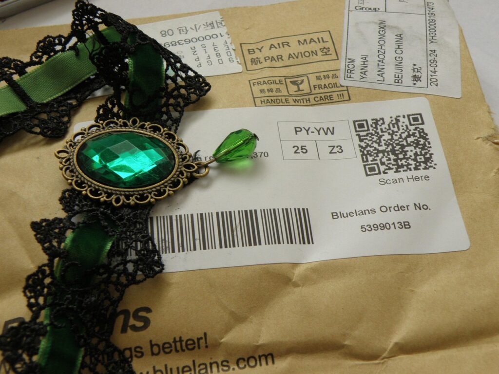 necklace, gothic, punk, historically, replica, post, envelope, ebay, package, by plane, ebay, ebay, ebay, ebay, ebay