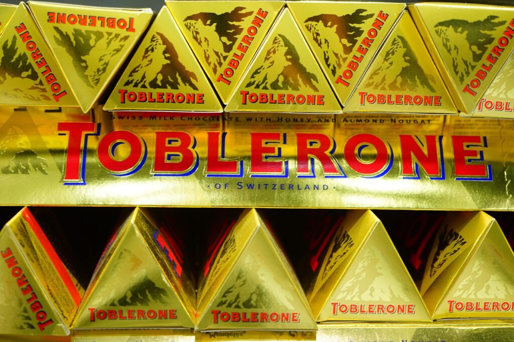 toblerone, chocolate, sweetness, wrapped up, shine, golden, packaging, chocolate brand, mondelēz international, load, shop, toblerone, toblerone, toblerone, toblerone, toblerone