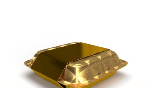 container, aluminum, packaging, pack, storage, meal, food, bronze, 3d