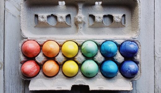 eggs, easter, easter eggs, egg carton, nature, colorful eggs, painted eggs, spring, colorful, multicolored, rainbow colored