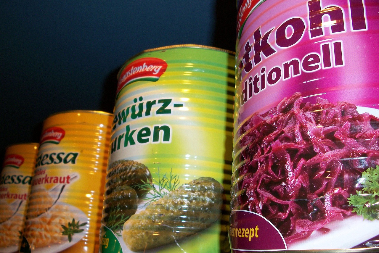 pickles, sauerkraut, cans, canned food, canning, cabbage, red, vegetarian, pickled, canned food, canned food, canned food, canned food, canned food