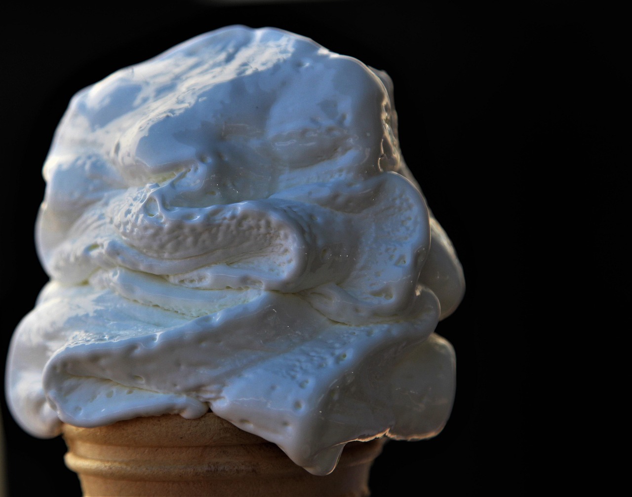 ice cream, food, nature, cool, summer, vanilla